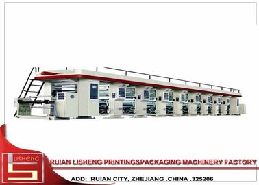China Automatische Zylindertiefdruck-Druckmaschine mit doppelter Abwickelnwelle wickeln sich ab fournisseur