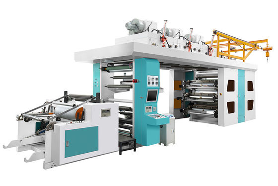 China flexographische Maschine Druck des zentralen trommelartigen Thermopapier-Hochgeschwindigkeitsgestrichenen Papiers des Kraftpapier-6color fournisseur
