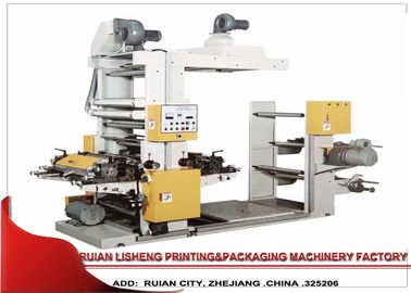China 2 Farbe- Selbst- Spannungs-Steuer-Flexo-Druckmaschinen-Drucken für weiches Rollen Material fournisseur