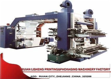 China Farbe-Flexo-Druckmaschine des Riemenantrieb-4, Polygraph flexo Druckmaschine fournisseur