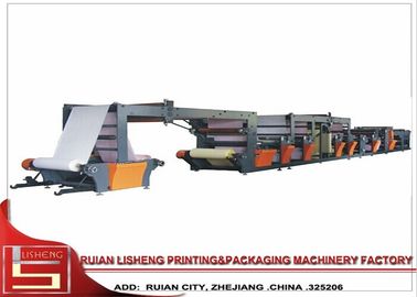 China Harzplatte flexographische Druckmaschine mit Drehstanze fournisseur
