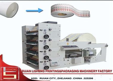 China Hochgeschwindigkeitsüberdruck zeitweilige Flexo-Etikettendruckmaschine für Aufkleber fournisseur